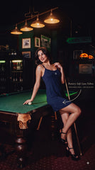 Evolove Premium Bamboo Slip Camisole Nighty with Delicate Lace | Supersoft Luxe Sleepwear | A Must Must have, You will love it.(NSSBL3568NY)