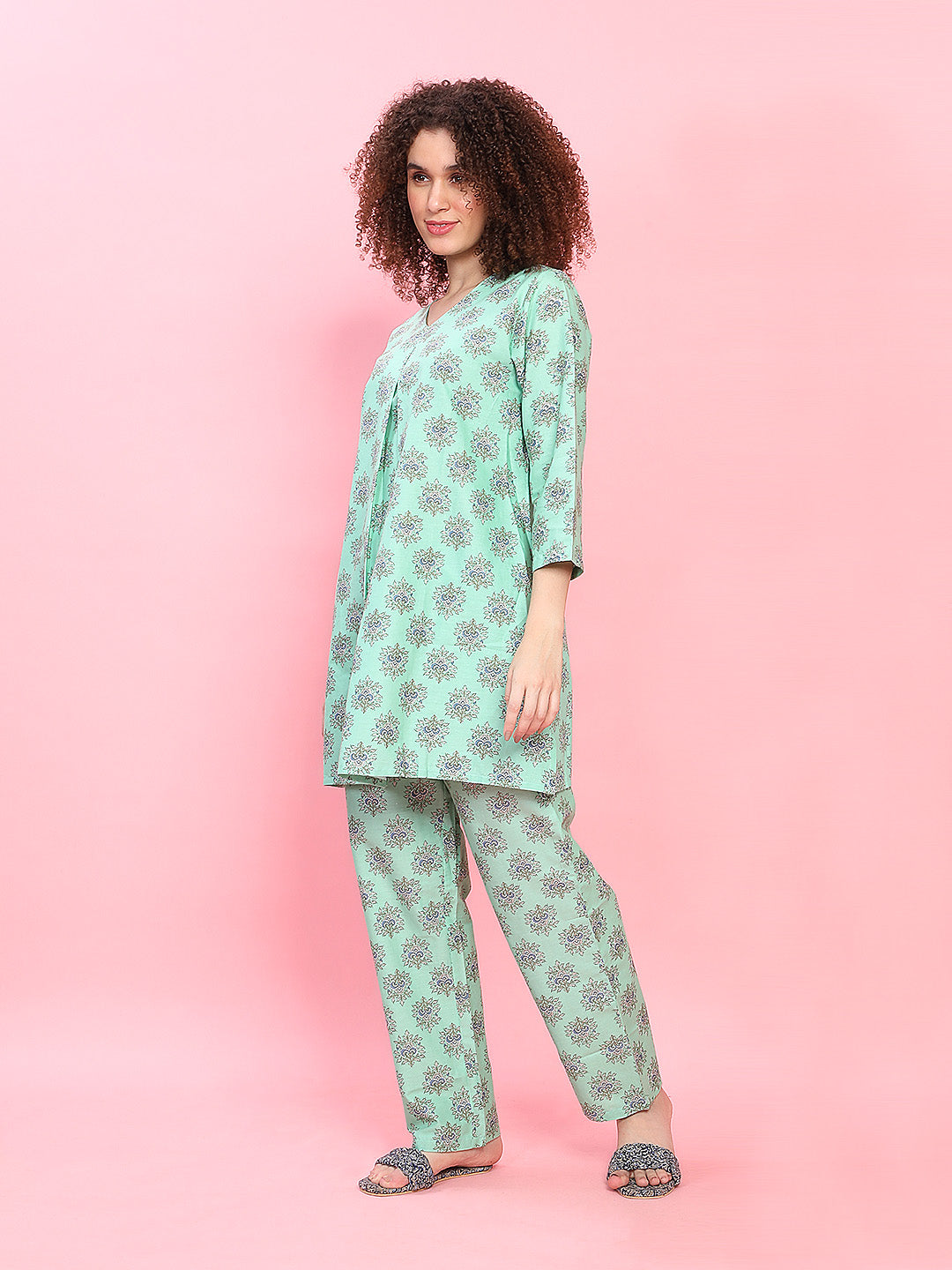SuperSoft most comfortable 100% Mercerised compact Cotton Pajama set with Pocket. Really long lasting. You will love it. Our Guarantee.