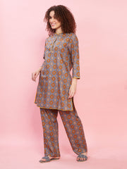 SuperSoft most comfortable 100% Mercerised compact Cotton Pajama set with Pocket.