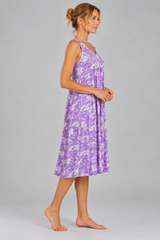 Evolove x Venus™ Lavender Dobby Dream Nighty | Short Nightgown for Women (SNGDB3510LR)