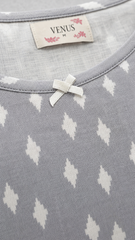 Evolove X Venus Premium Double Cloth 100% Combed Cotton Softest Capri Set - Round Neck Loungewear & Sleepwear