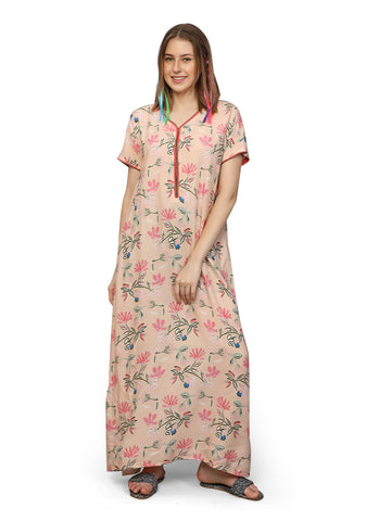 Buy Nighty Online | Satin Night Gown With Net Robe By Estonished |  EST-SSW522 | Cilory.com