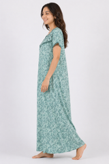 TENCEL™ × Bamboo Luxury Fabric – long nightgown Ultra-Soft, Silky, Breathable & Eco-Friendly. Our most comfortable ever in tonal embroideries for that minimal look,
