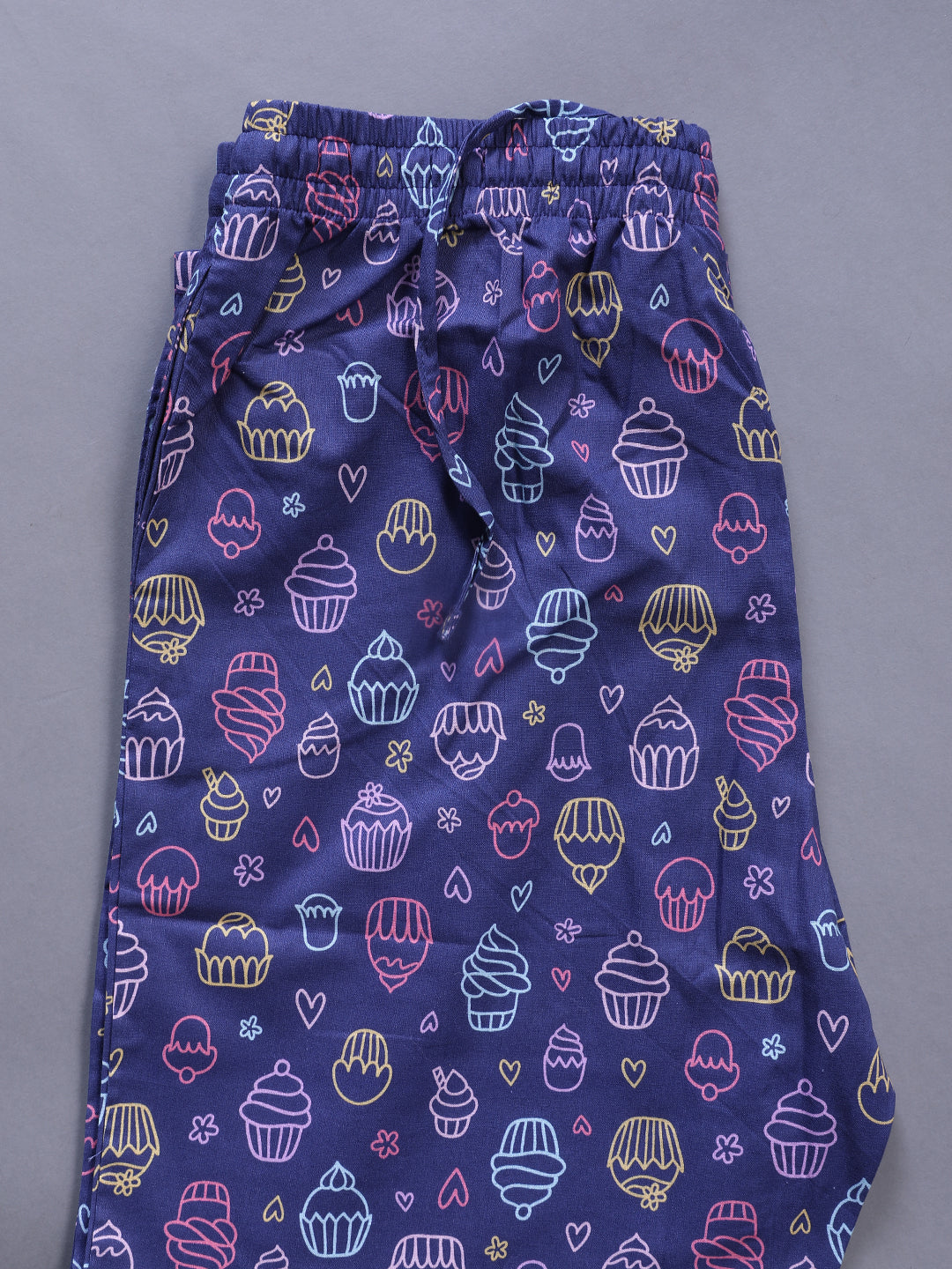 100% Cotton Printed Pyjama With Pockets