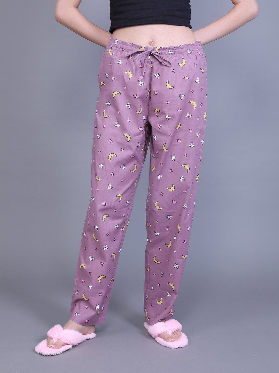 100% Cotton Printed Pyjama With Pockets