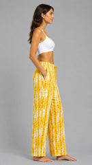 Women’s Tie & Dye Rayon Pajama | Soft & Breathable Lounge Wear | 2 Side Pockets | Elastic Waist Nightwear Bottom
