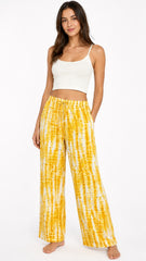 Women’s Tie & Dye Rayon Pajama | Soft & Breathable Lounge Wear | 2 Side Pockets | Elastic Waist Nightwear Bottom