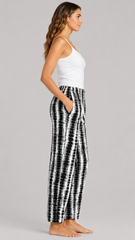 Trendy Tie Dye Rayon Pajama | Women’s Nightwear & Home Wear | Elastic Waist | 2 Pockets