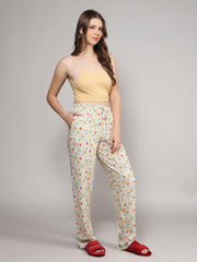 Super Soft Comfortable 100% Rayon Printed Pyjama with Pockets