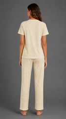 Evolove X Venus  Women's Premium Soft Double Cloth Pajama Set | Ultra Soft Breathable Cotton Blend Night Suit ( NPSDC3499YW )