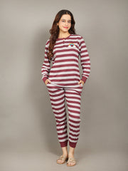 🌸 Evolove Women’s Cotton Pajama Set – Soft & Stylish Nightwear | Relaxed Fit Top & Bottom Sleepwear