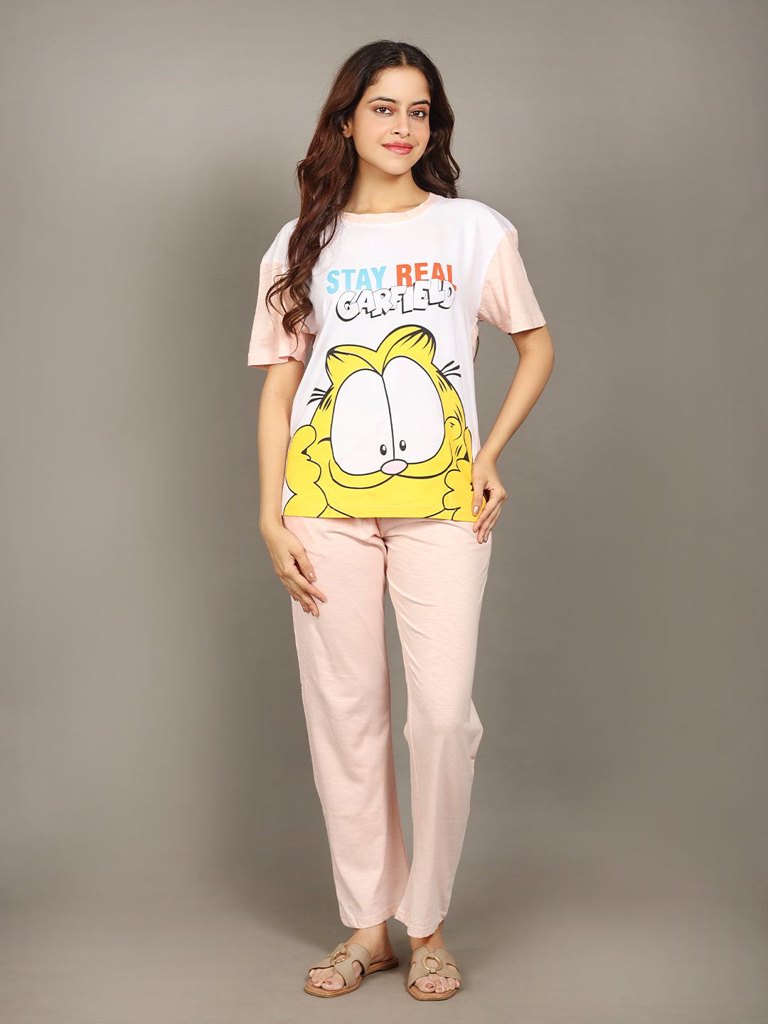 🌸 Evolove Women’s Cotton Pajama Set – Soft & Stylish Nightwear | Relaxed Fit Top & Bottom Sleepwear