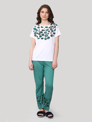 Pyjama set Green 100% Cotton