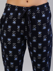 Pyjama set Navy 100% Cotton