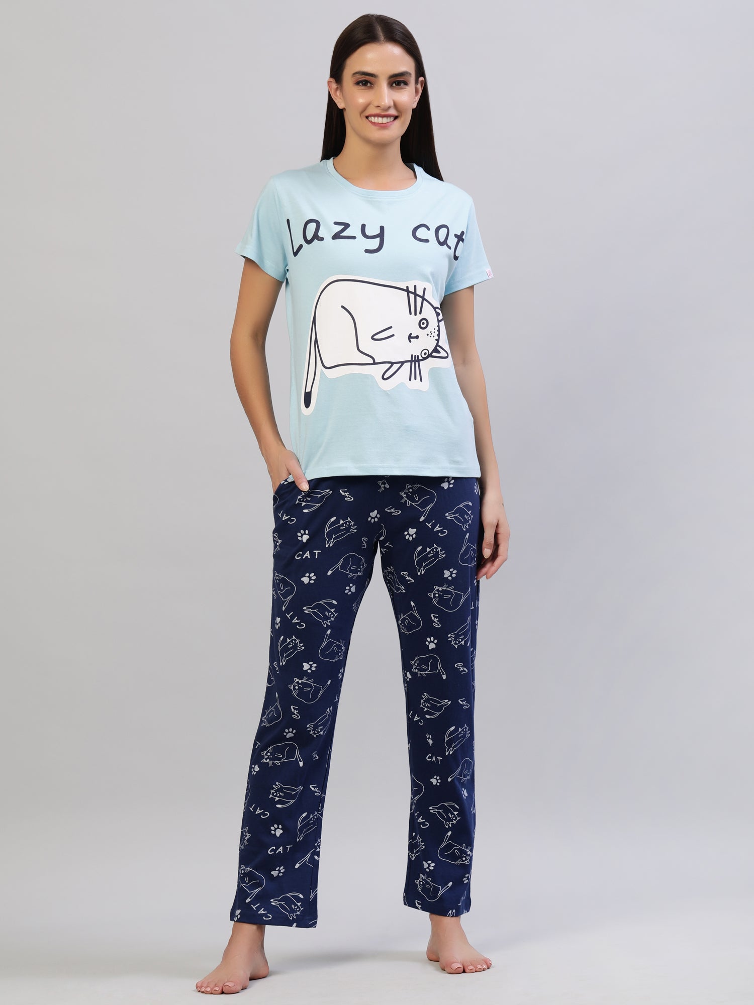 Pyjama set Blue 100% cotton