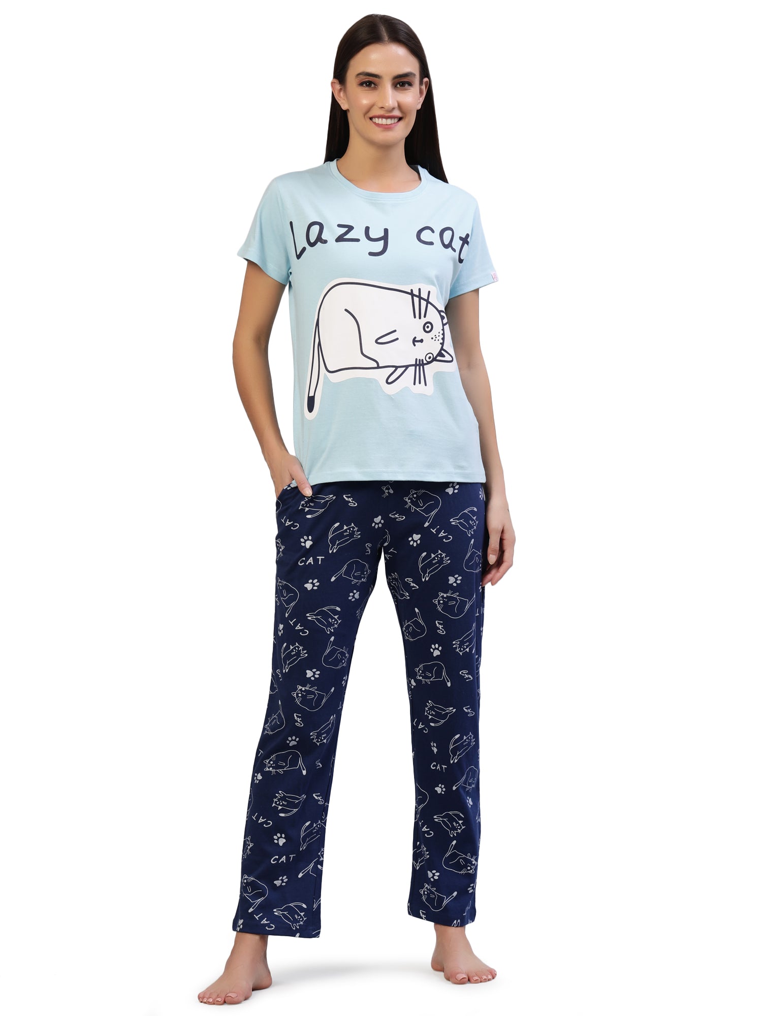 Pyjama set Blue 100% cotton