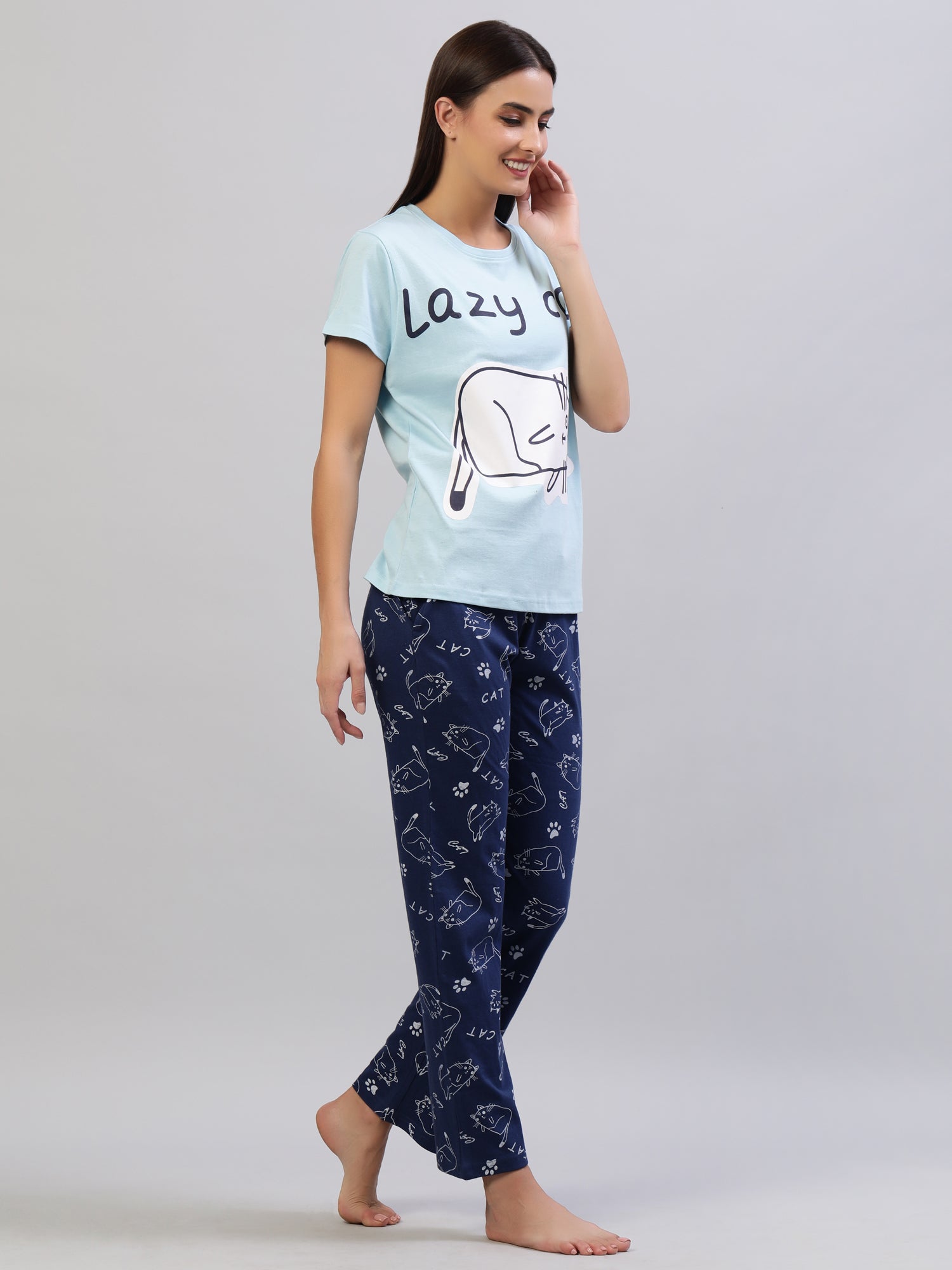 Pyjama set Blue 100% cotton