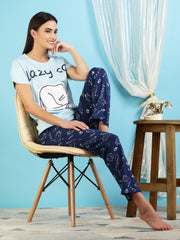 Pyjama set Blue 100% cotton