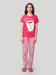 Pajama set Pink 100 % cotton