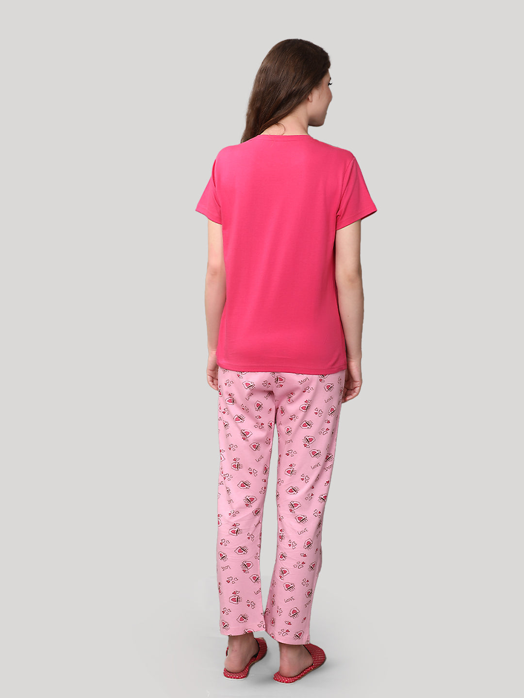 Pajama set Pink 100 % cotton