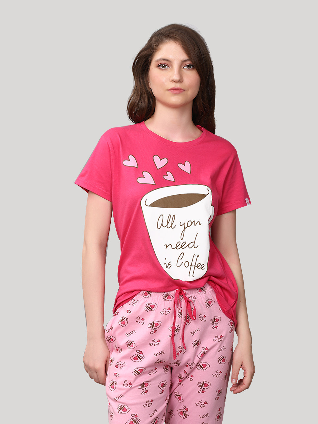 Pajama set Pink 100 % cotton