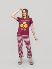 Pajama set Wine 100 % cotton