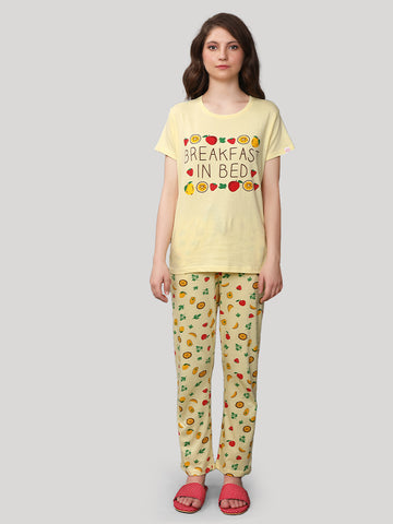 Pajama set Yello 100 % cotton