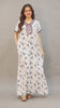 🌸 Evolove Women's Liva Viscose Maxi Nighty with Pocket – Super Soft & Comfortable