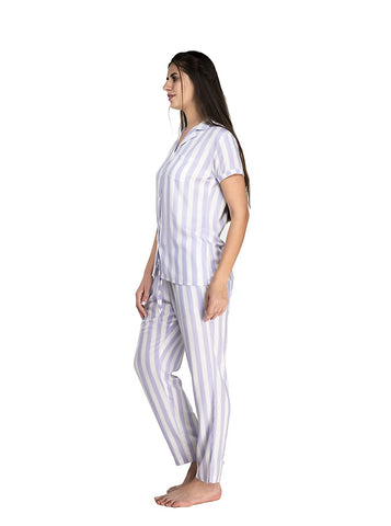 Evolove Women Pyjama & Top Set with Pockets Night Wear Daily Use Viscose Liva Printed Dress Suit Sleep & Lounge Wear (S to 2XL Size)