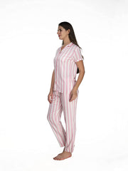 Pyjama Set with   Viscose Liva Printed Top Shirts &  Pants Night Suit Sleep