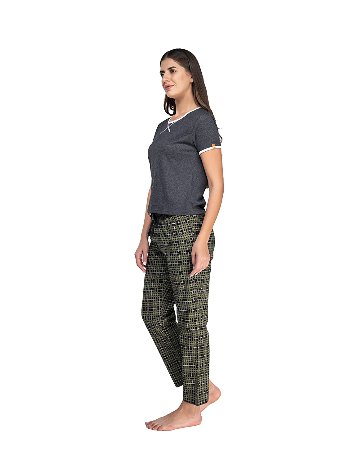 Buy Women's Rayon Nylon Elastane All Day Straight Pants With Durable  Waistband - Navy Blazer IW45 | Jockey India