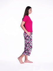 Loose Fit Pyjama Set with   2 Side Pockets & Viscose Liva Lycra Capris Leggings