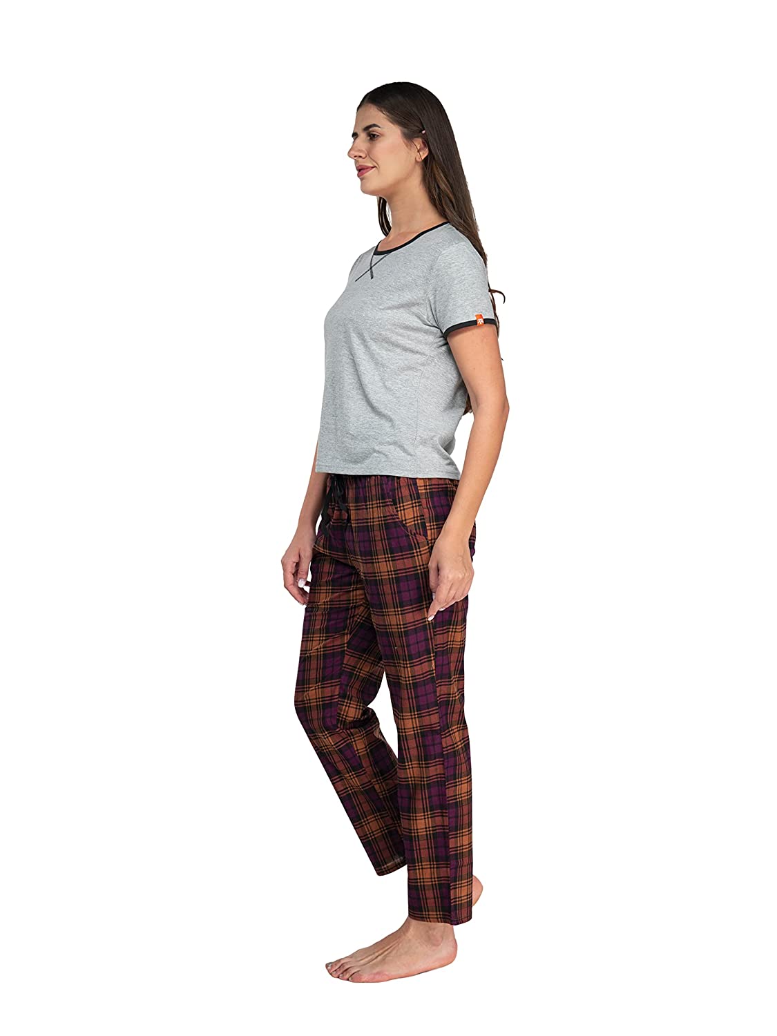 Evolove Pyjamas T-Shirt Pants Set for Women for Daily Use Cotton Winte –  Evolove India
