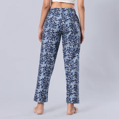 Evolove Women's Super Soft Comfortable Cotton Printed Pyjama Relaxed Lounge Pants with Pockets