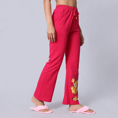 Evolove X Garfield Women's Super Soft Comfortable Cotton Printed Pyjama Relaxed Lounge Pants with Pockets