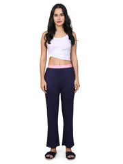 Evolove Women's Micro Modal Solid Pyjama Relaxed Lounge Pants with Pockets Super Soft Comfortable