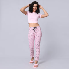 Evolove Women's Super Soft Comfortable Cotton Printed Pyjama Relaxed Lounge Pants with Pockets