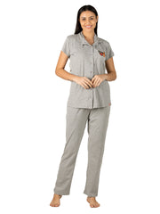 Evolove Grey Super soft most comfortable Pajama set