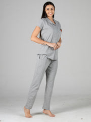 Evolove Grey Super soft most comfortable Pajama set