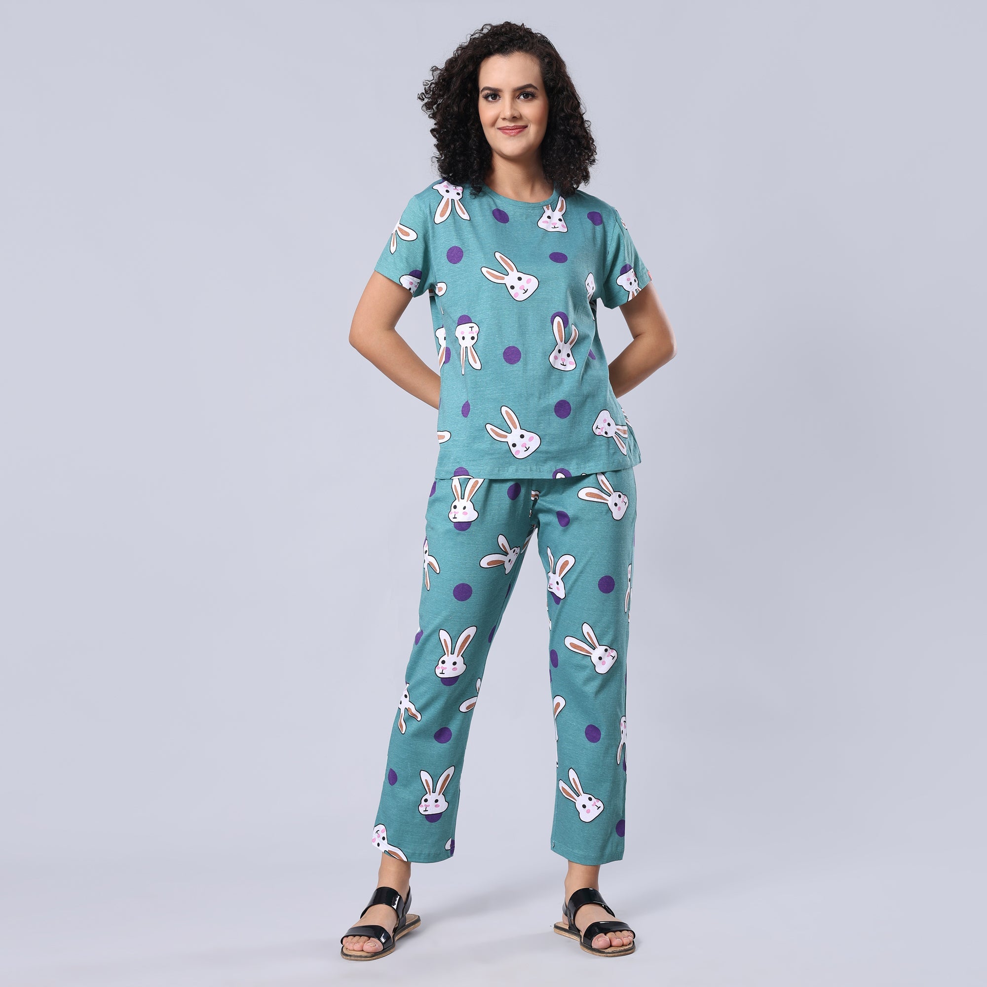 Evolove Grey Super Soft Most Comfortable Pajama Set
