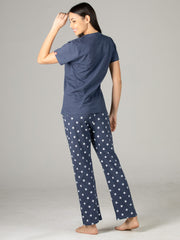 Evolove Dark Blue Super soft most comfortable Pajama set