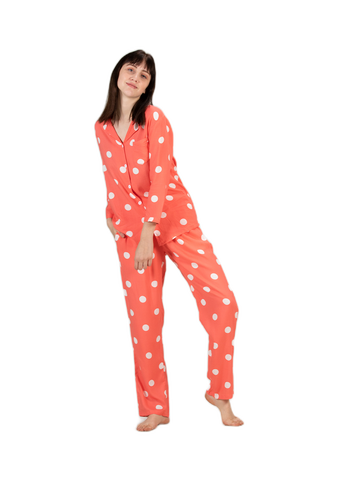 Evolove Women Pyjamas Top Pants Set for Daily Use Winter Night Wear with Pockets Buttons Elastic Waist Viscose Liva Super Soft Comfortable ( S to 2XL Size )