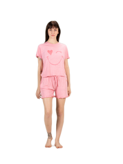 100% Cotton Shorts & Top Set   Night Wear Suit with Pockets Elastic Waist Super Soft Comfortable